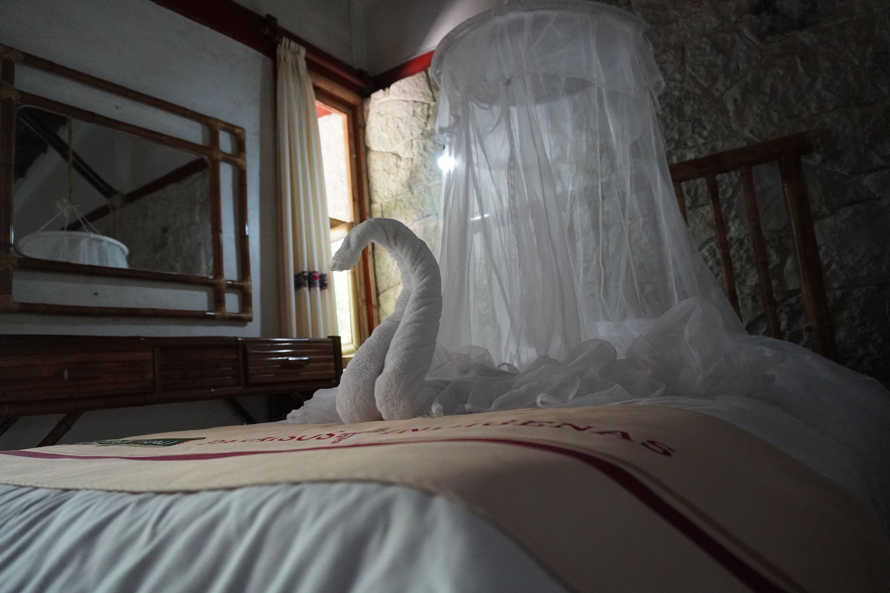 Con 2 camas matrimoniales.